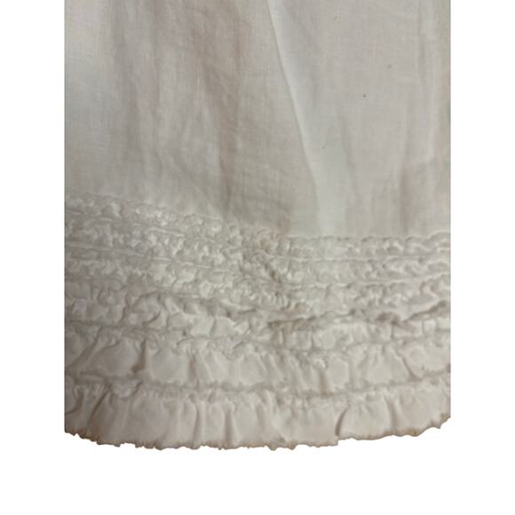NWT Tommy Bahama Two Palms Ruffle Skirt White 100% Linen, Lined Size 12 - Picture 3 of 5
